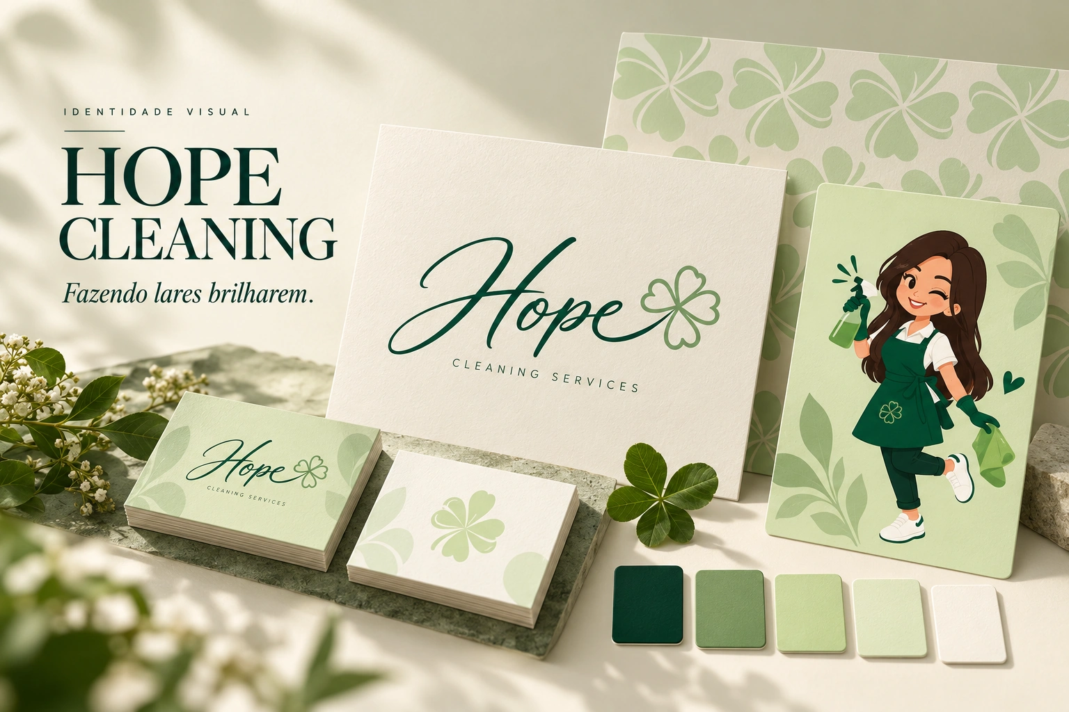 Projeto Identidade Visual - Hope Cleaning
