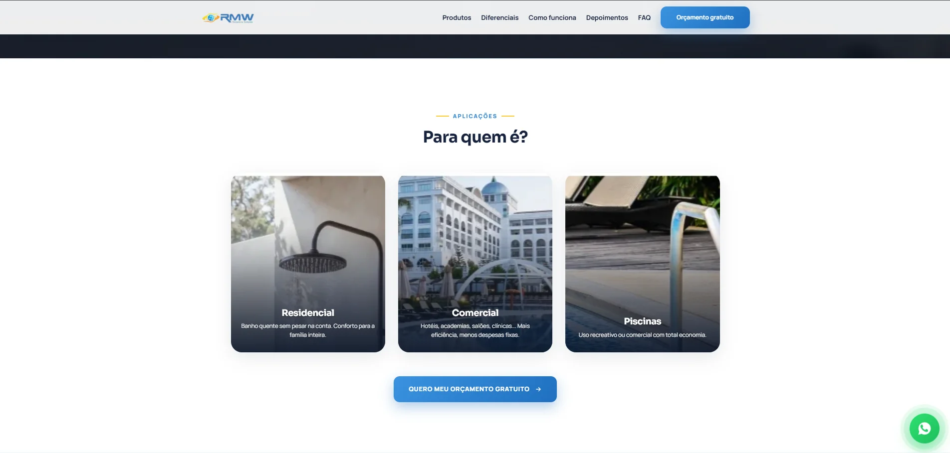 Tela 1 do projeto RMW Solar