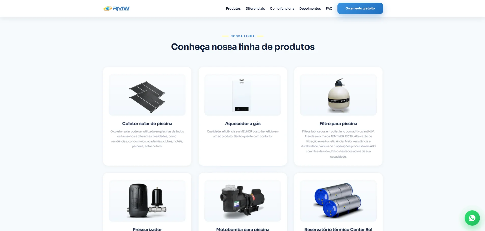 Tela 2 do projeto RMW Solar