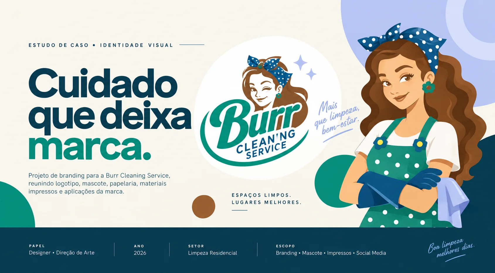 Identidade Visual Burr Cleaning