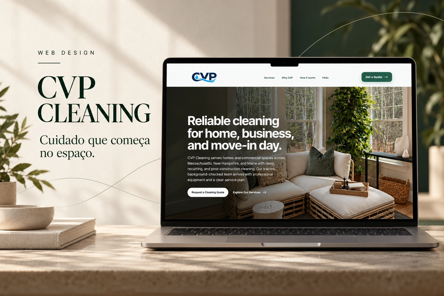 CVP Cleaning - Landing Page