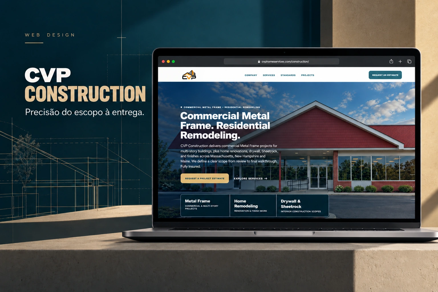 CVP Construction - Landing Page